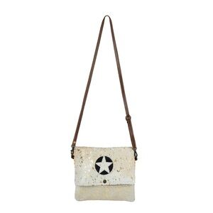 Rug & Leather hair-on cowhide crossbody
